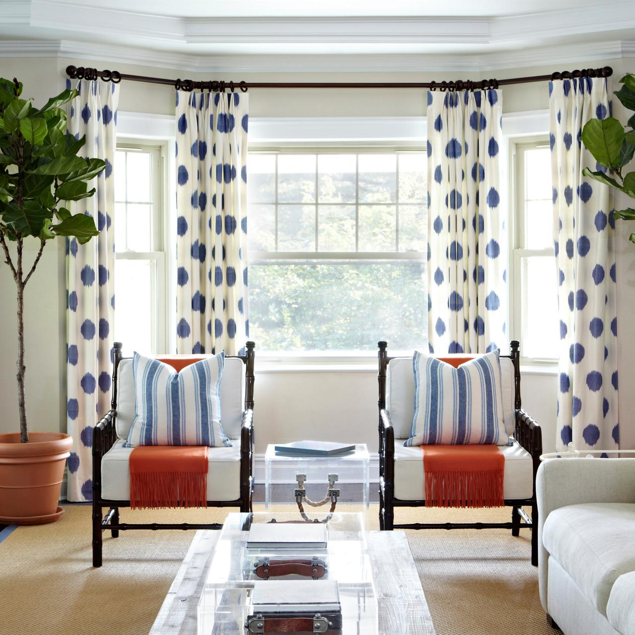 Hanging Curtains Over Bed