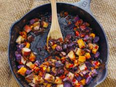 Herbed Carrot and Sweet Potato Hash