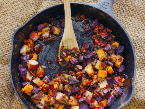 Herbed Carrot and Sweet Potato Hash Recipe