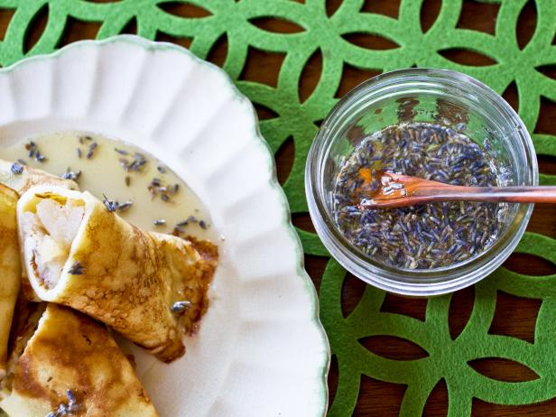 Swedish Pancakes With Lavender Honey Swedish Pancakes With Lavender Honey