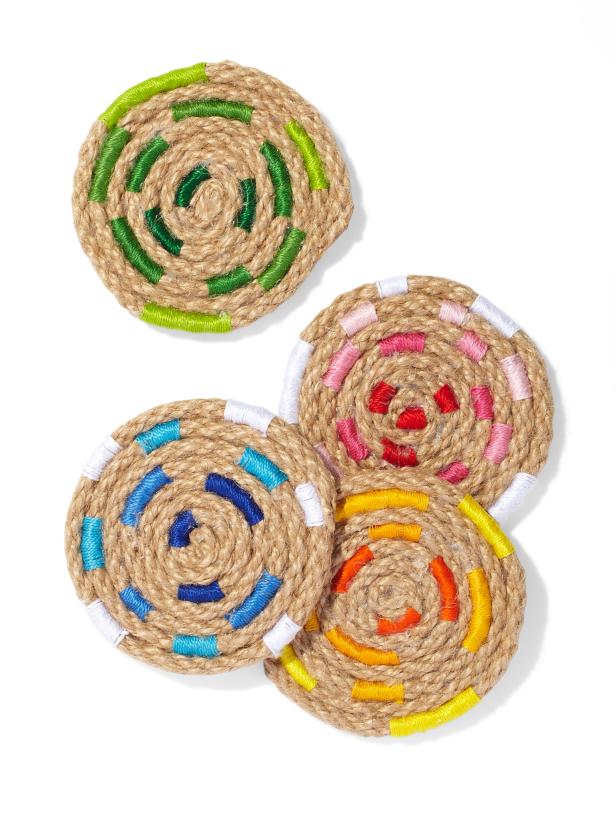 DIY Jute Drink Coasters DIY Jute Drink Coasters