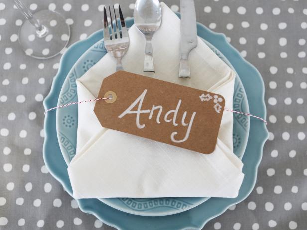Craft Paper Gift Tag Place Card Envelope Fold and Craft Paper Gift Tag Place Card