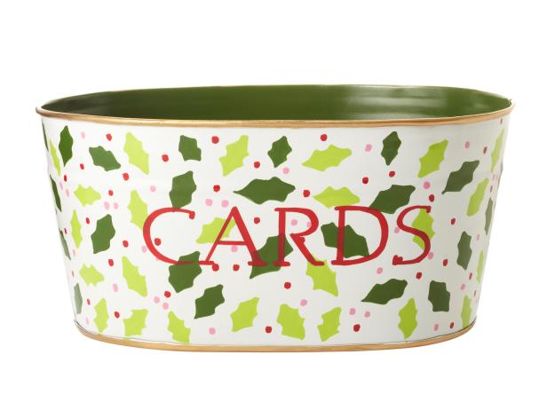holiday card bin
