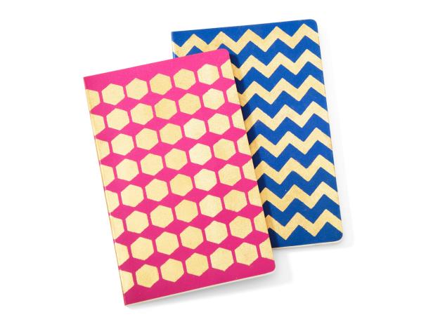 DIY Gold Patterned Notebooks DIY Gold Patterned Notebooks