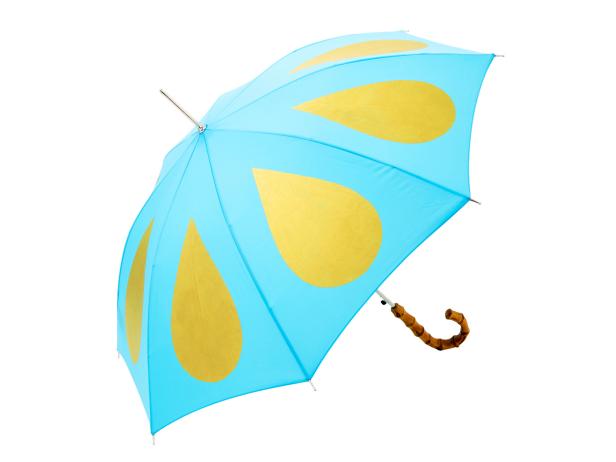 DIY Umbrella with Gold Raindrops DIY Umbrella with Gold Raindrops