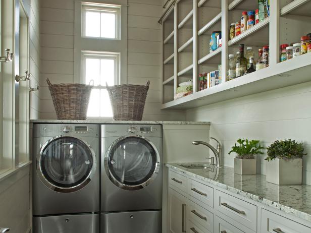 Gray Laundry Room Photos | HGTV