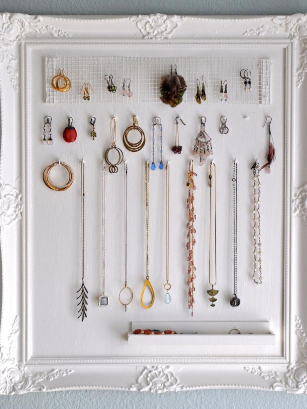 Framed Jewelry Organizer Framed Jewelry Organizer