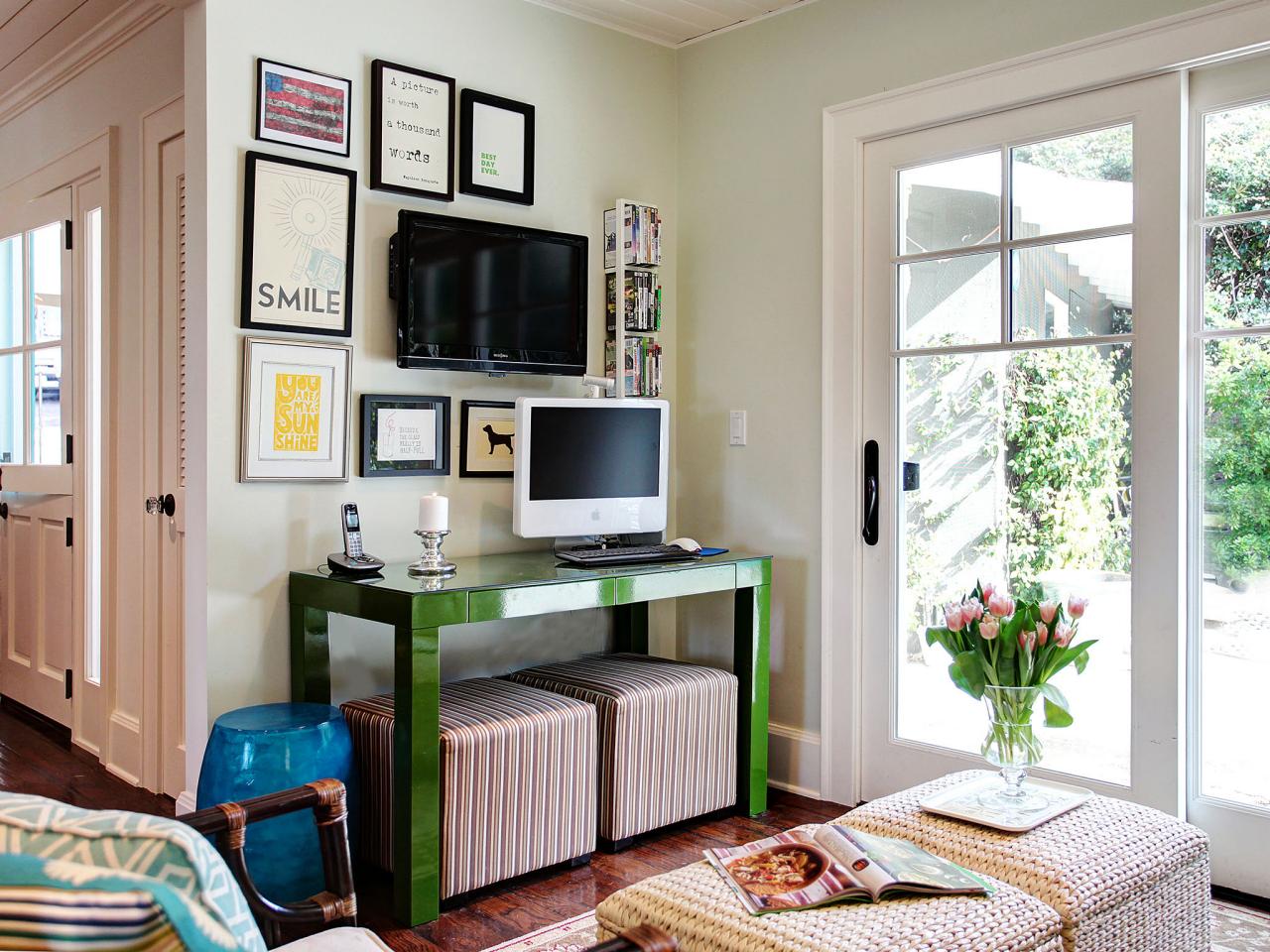 Small Space Home Office Ideas | HGTV's Decorating & Design Blog | HGTV