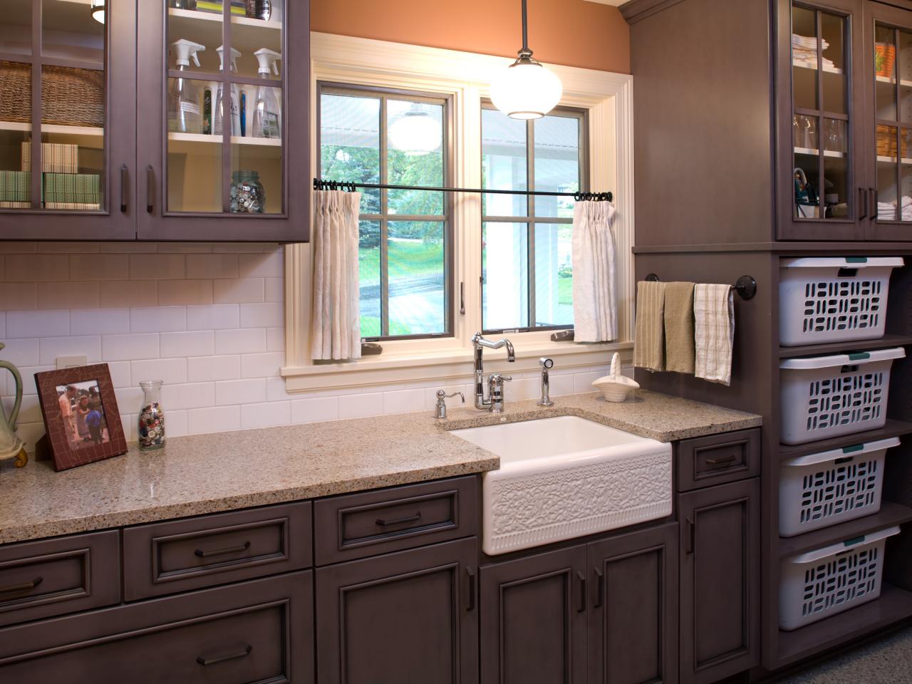 Laundry Room With Farmhouse Sink  HGTV