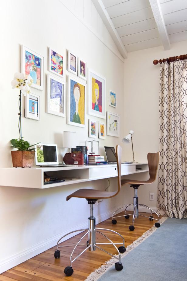 Mounted Desk & Gallery Wall Mounted Desk & Gallery Wall