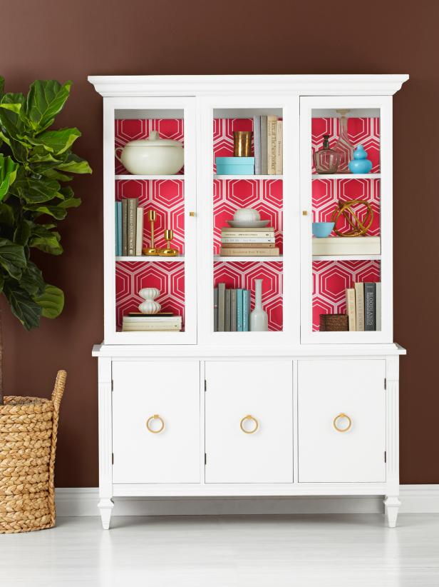 Update a Used China Cabinet | HGTV