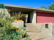 Modern Rancher With Drought Tolerant Landscaping