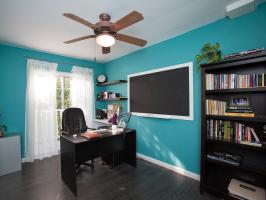 Teal Home Office