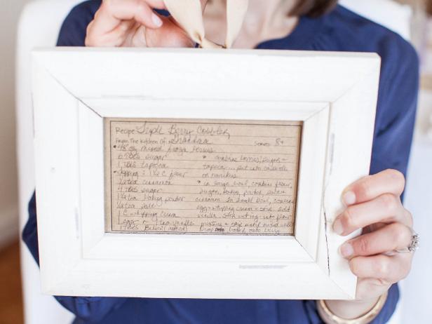 Kids' Craft: Frame an Old Family Recipe Kids' Craft: Frame an Old Family Recipe