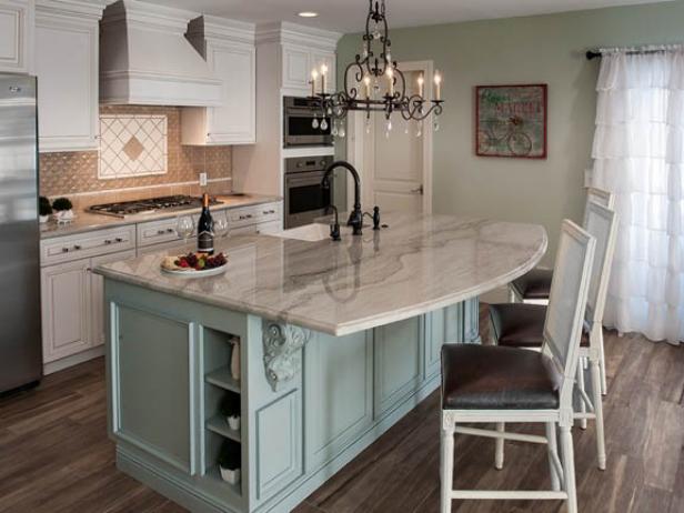 Beach Style Kitchen with Hand Glazed Backsplash Beach Style Kitchen with Hand Glazed Backsplash