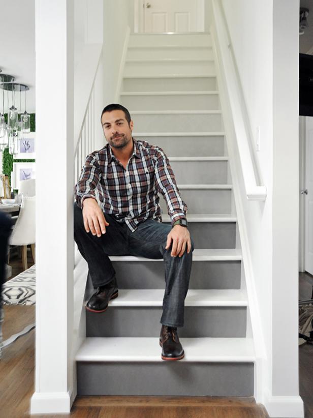Anthony Carrino with His Ombre Stairway Accent Anthony Carrino with His Ombre Stairway Accent