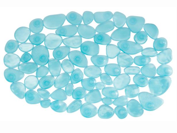 Blue Pebble Bath Mat Blue Pebble Bath Mat