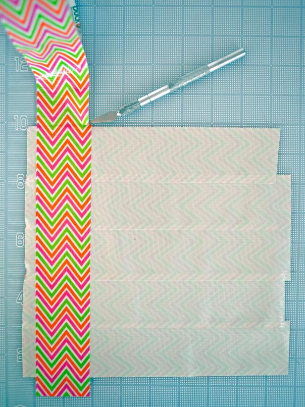 Cut Duct Tape Strips Cut Duct Tape Strips