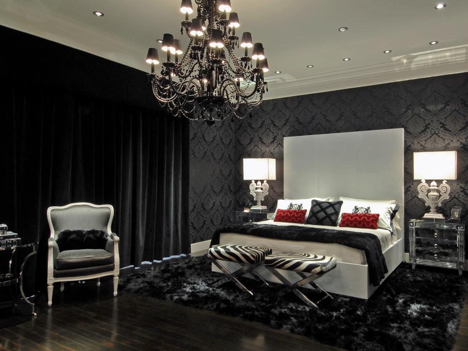 Simple Black And White Master Bedroom Ideas for Small Space