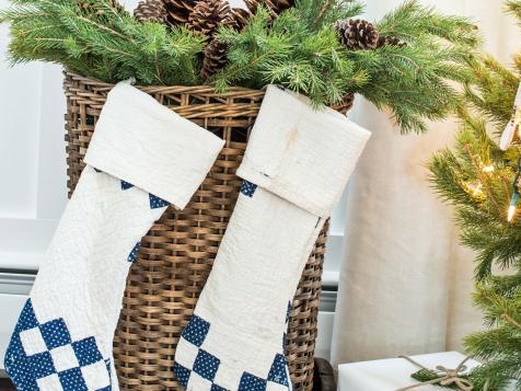 Upcycle a Quilt Into Charming Christmas Stockings