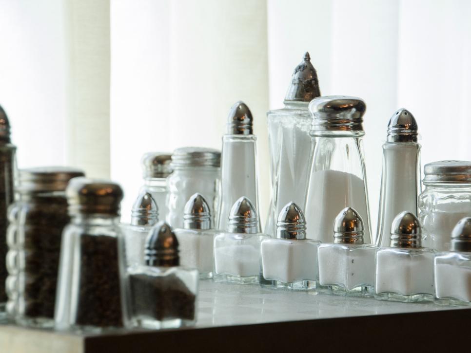 Salt and Pepper Shakers Form a Chessboard