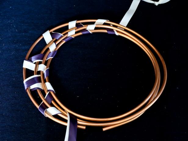 Wrap Ribbon Through Coil