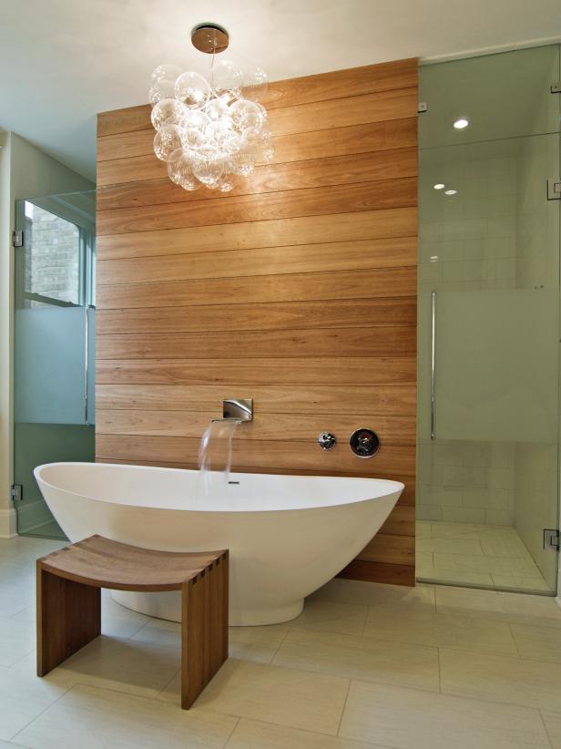 Contemporary Spa Bathroom With Freestanding Tub Contemporary Spa Bathroom With Freestanding Tub