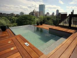 Rooftop Deck With Infinity Pool