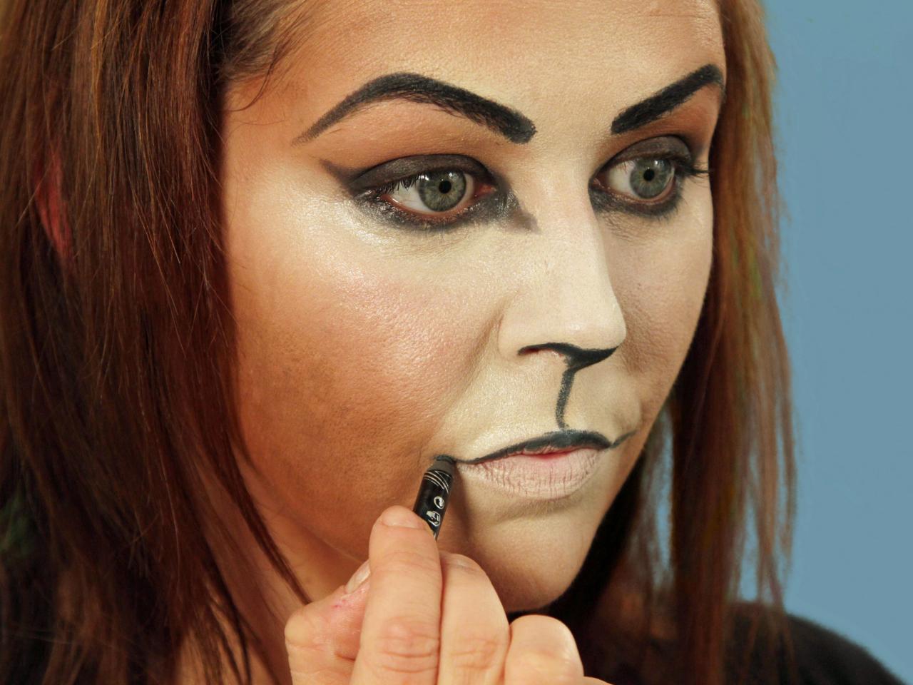 Halloween Makeup Tutorial Cat Hgtv