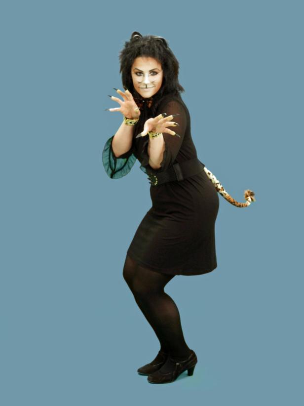 Woman in Cat Costume