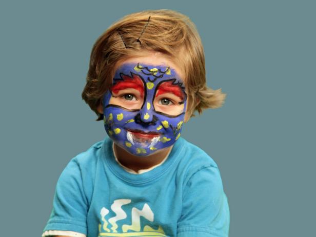 Boy With Dragon Makeup