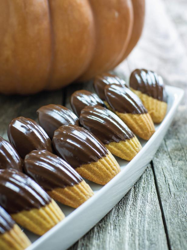 Fall Recipe: Chocolate-Dipped Pumpkin Madeleines Fall Recipe: Chocolate-Dipped Pumpkin Madeleines