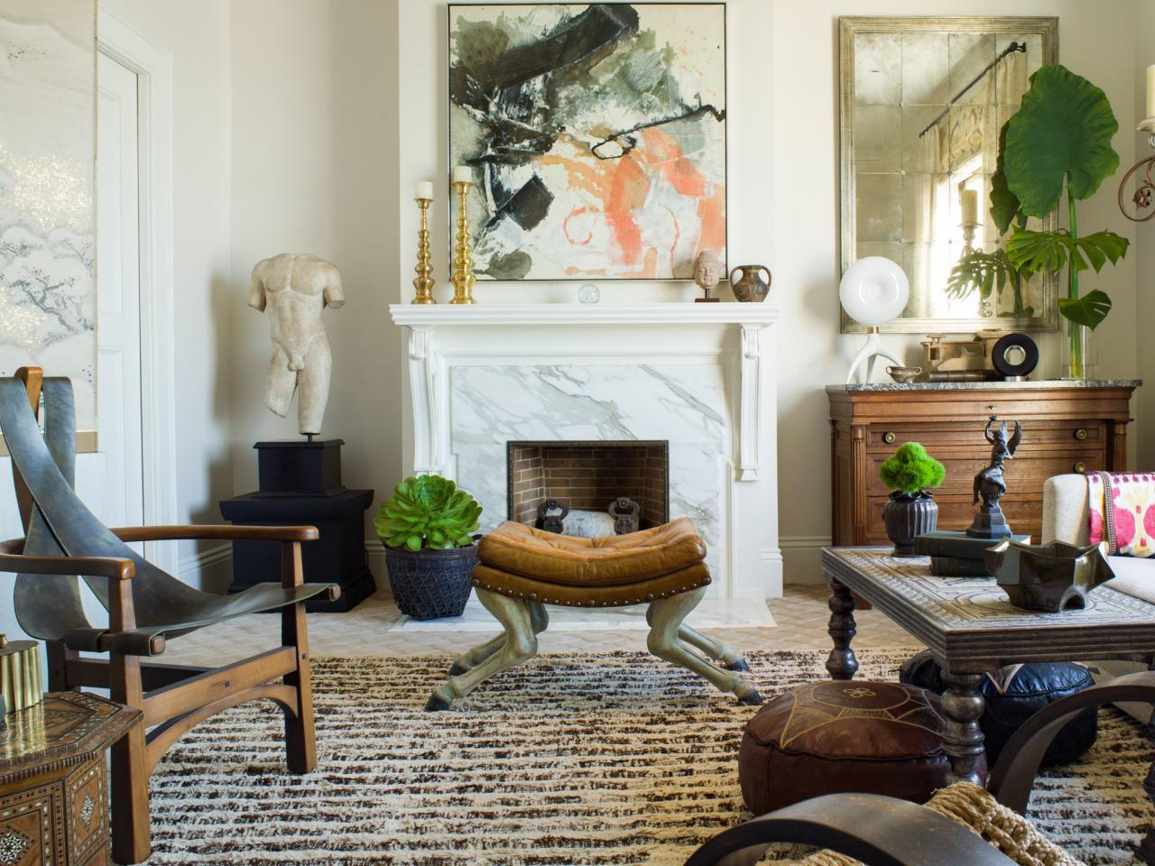 Living Room Eclectic Living Rooms photos hgtv