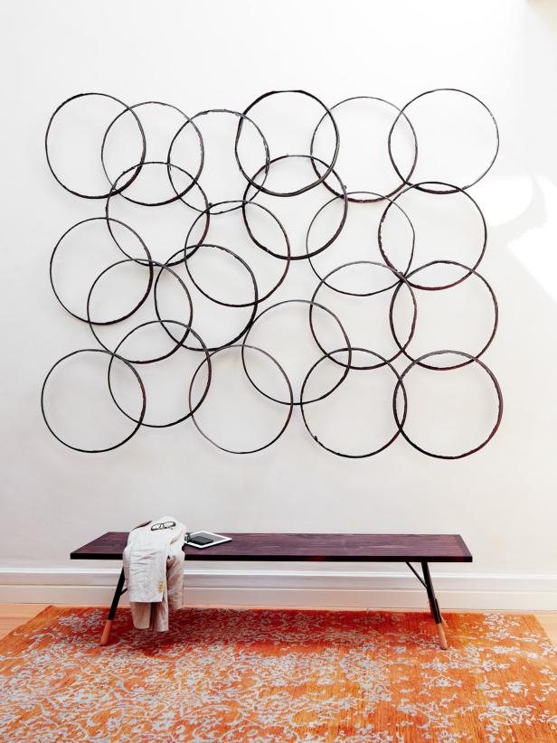 Graphic Punch in Chic, Modern Hallway Graphic Punch in Chic, Modern Hallway