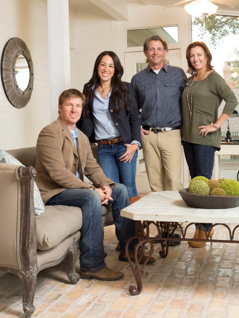 Chip and Joanna Gaines and Jeff and Michelle Sanders 