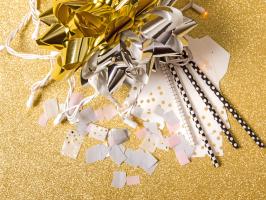 Turn Leftover Christmas Decor Into New Year's Eve Party Supplies