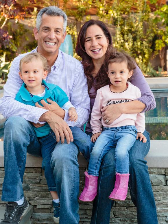 Jeff and Michelle Bader with their two kids Jeff and Michelle Bader with their two kids