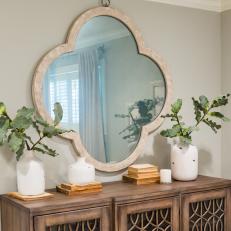 Rustic Armoire and Mirror