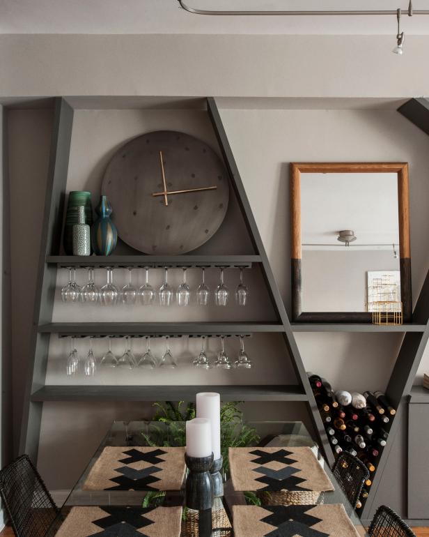 Contemporary Built-In Wine Rack Contemporary Built-In Wine Rack