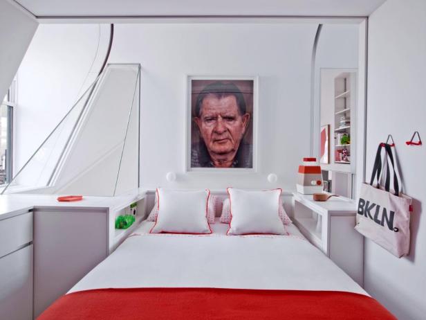 Small Modern Bedroom With Smart Storage Small Modern Bedroom With Smart Storage