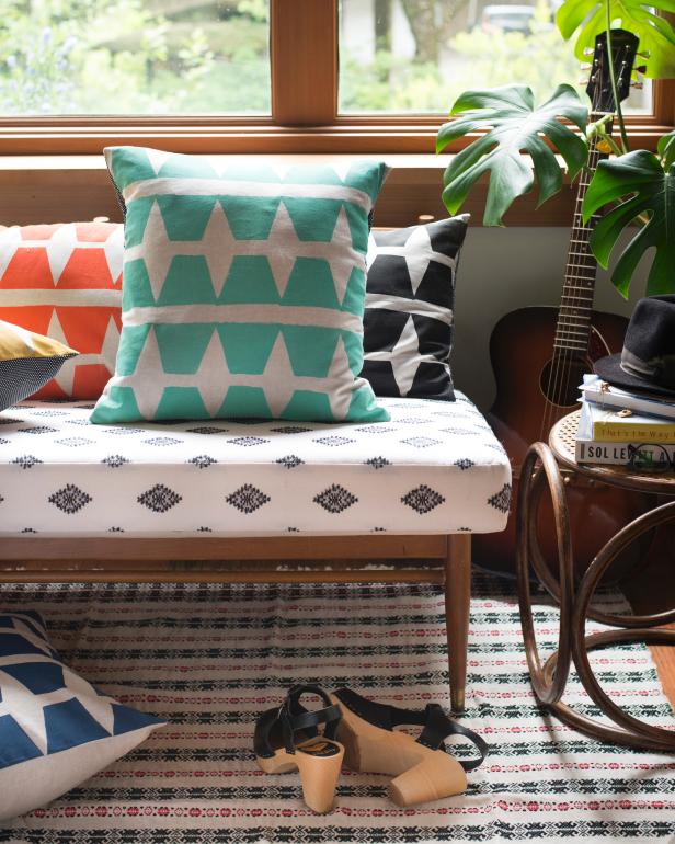 Modern Geometric Pillow Modern Geometric Pillow