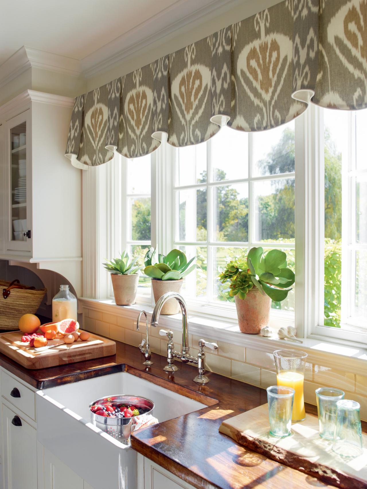 Creative Kitchen Window Treatments HGTV Pictures & Ideas HGTV