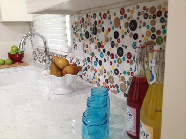 Button Kitchen Backsplash Button Kitchen Backsplash