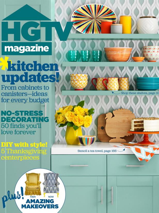 November 2015 Cover of HGTV Magazine November 2015 Cover of HGTV Magazine