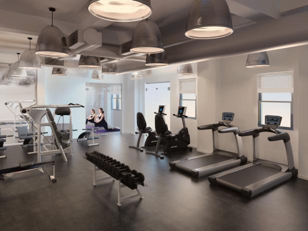 Modern, Industrial Fitness Center Modern, Industrial Fitness Center