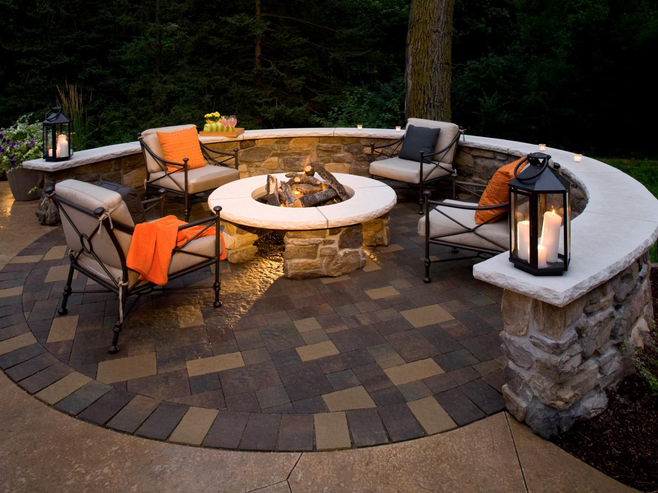 Designing A Patio Around A Fire Pit DIY