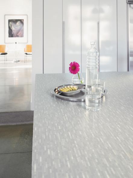 If You Like Stainless Steel, Try Formica DecoMetal Laminate Countertops