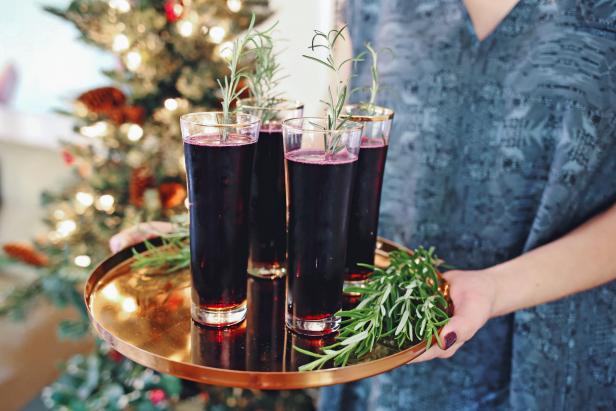 Holiday Gin Fizz Cocktail Holiday Gin Fizz Cocktail