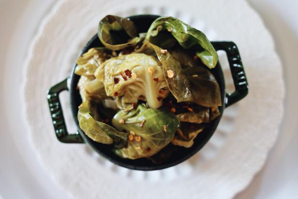 Wilted Brussels Sprout Petals Wilted Brussels Sprout Petals
