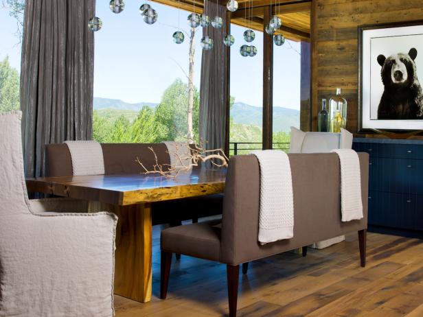 Eclectic Dining Room With Beautiful Colorado Views Eclectic Dining Room With Beautiful Colorado Views